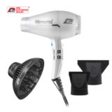 Parlux Digitalyon + Magic Sense - secador de pelo plateado con difusor