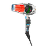 Parlux Digitalyon + Magic Sense - secador de pelo plateado con difusor