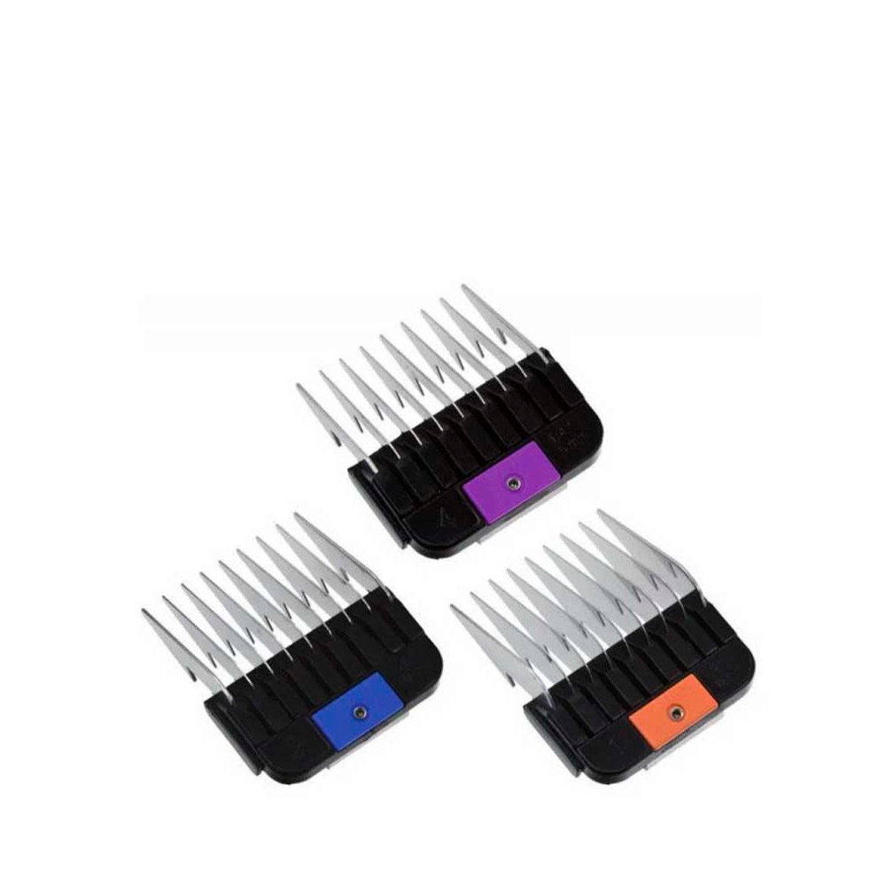 Wahl Pro Pet Peines Snap-On de Acero 6/10/13 mm - juego de tres peines