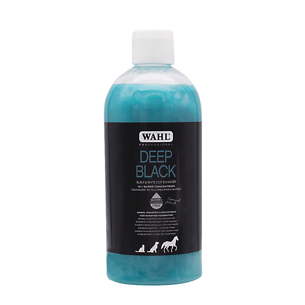Wahl Pro Pet Deep Black Shampoo 500ml - champú efecto brillo