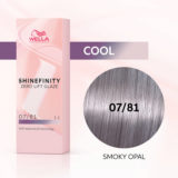 Wella Shinefinity Smoky Opal 07/81 Rubio Medio Perla Ceniza 60ml- coloración demipermanente