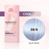 Wella Shinefinity Blue Pearl 08/8 Rubio Claro Perlado 60ml - coloración demipermanente