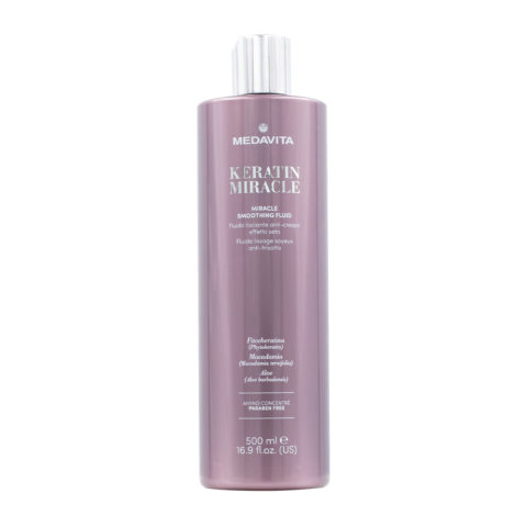 Lunghezze Keratin Miracle Smoothing Fluid 500ml - fluido alisador anti-frizz