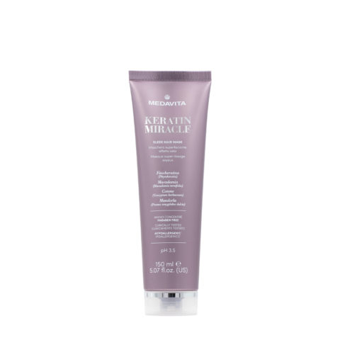 Lunghezze Keratin Miracle Sleek Hair Mask 150ml - mascarilla suavizante