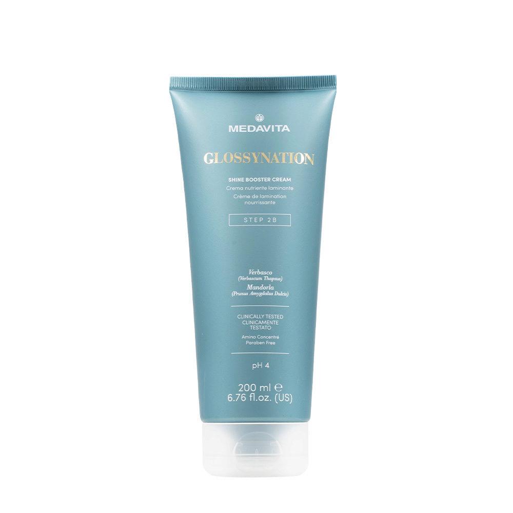 Medavita Lunghezze Glossynation Shine Booster Cream 200ml - crema nutritiva de laminación
