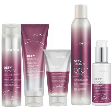 Joico Defy Damage Protective Shampoo300ml Conditioner250ml Mask150ml  Bond Protecting358ml  Overnight Treatment100ml