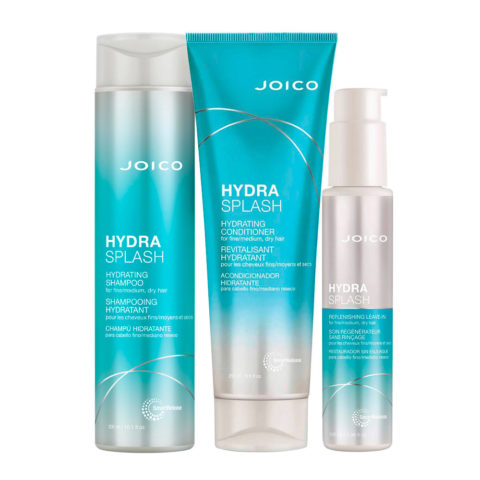 Joico Hydrasplash Hydrating Shampoo 300ml  Conditioner 250ml Replenishing Leave-in 100ml
