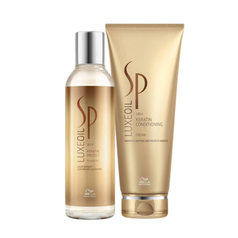 Wella SP Luxe Oil Keratine Protect Shampoo 200ml Conditioning Cream 200ml