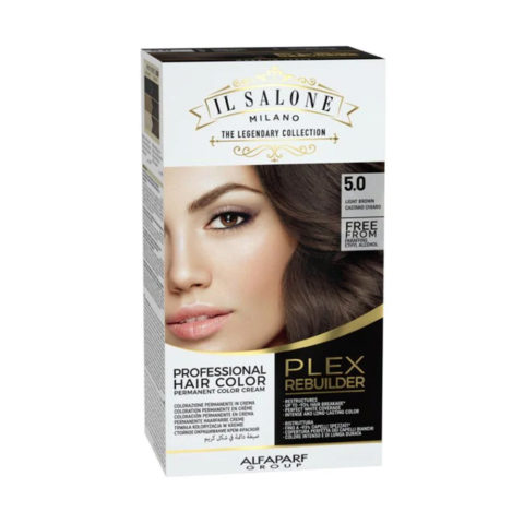 Il Salone Plex Rebuilder Color Kit 5.0 Castaño Claro - coloración permanente en crema