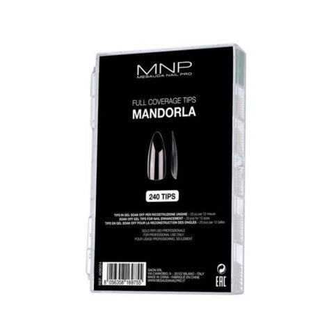 Mesauda MNP Full Coverage Tips Mandorla 240 pz -uñas postizas de gel soak para la reconstrucción