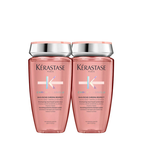 Kerastase Chroma Absolu Bain Riche Chroma 250ml Pack x2