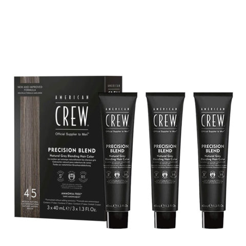 American Crew Precision Blend Natural 3x40ml 4/5 - tinte para el cabello y la barba
