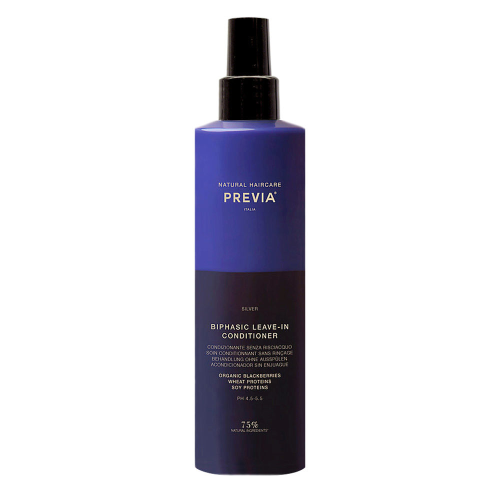 Previa Silver Blonde Biphasic Leave in Conditioner 200ml - acondicionador antiamarillo sin aclarado