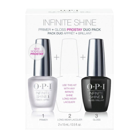 OPI Nail Lacquer Primer and Gloss Duo Pack 2x15ml - set