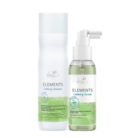 Wella Professional New Elements Calm Shampoo 250ml Serum 100ml
