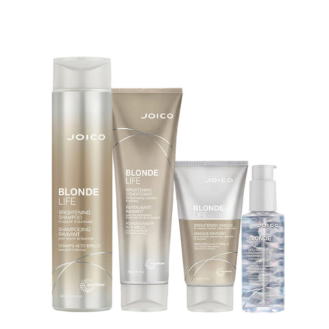 Joico Blonde Life Brightening Shampoo 300ml Conditioner 250ml Mask 150ml Oil 100ml