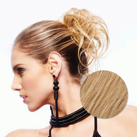 Hairdo Trendy Do Ondulado Rubio Medio Dorado - elástico para el pelo