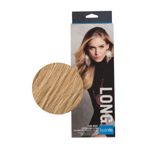 Hairdo Curl Back Extension Rubio Medio Dorado 41cm - extensión escalonada natural con ondas