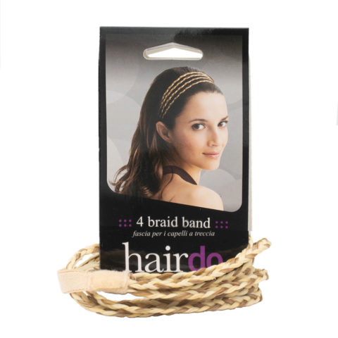 Hairdo 4 Braid Band Rubio claro/platino - bandas elásticas para el cabello