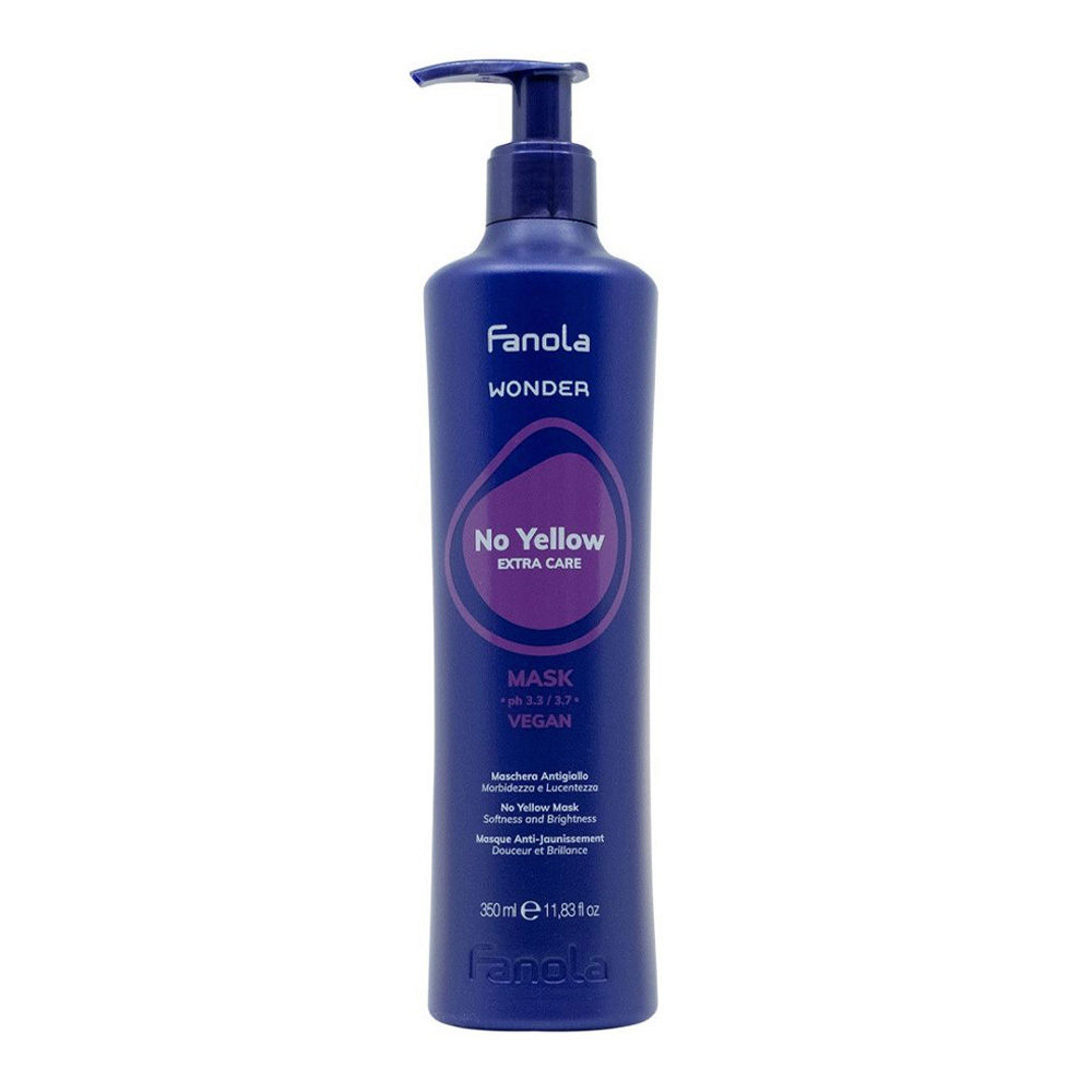 Fanola Wonder No Yellow Extra Care Mask 350ml - mascarilla antiamarillo