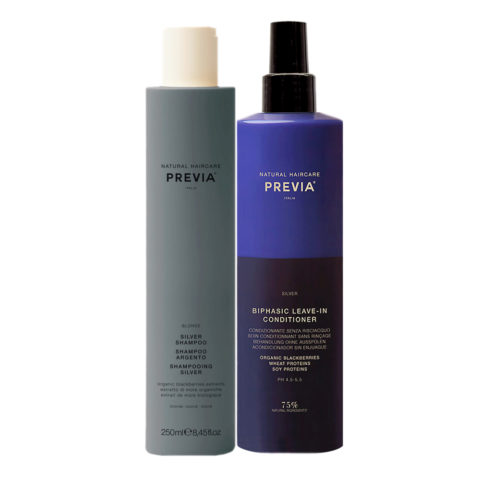 Silver Blonde Shampoo 250ml Biphasic Leave-in Conditioner 200ml