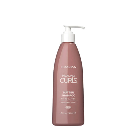 L' Anza Healing Curls Butter Shampoo 236ml - champú nutritivo para cabello rizado