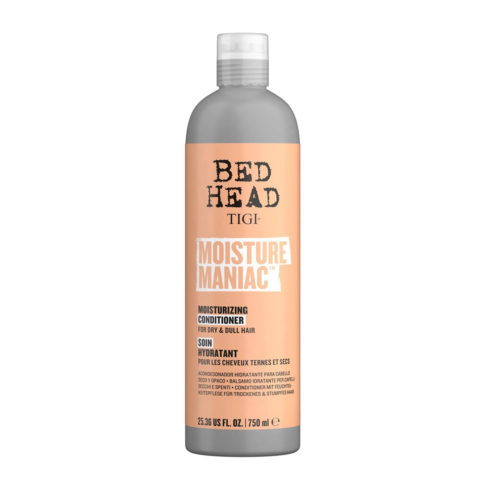 Tigi Bed Head Moisture Maniac Conditioner 750ml - acondicionador para cabellos secos y sin brillo