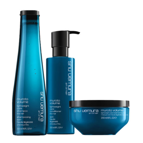 Muroto Volume Shampoo 300ml Conditioner 250ml Masque 200ml