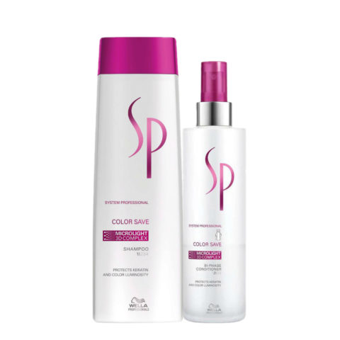 Wella SP Color Save Shampoo 250ml Bi-Phase Conditioner 185ml