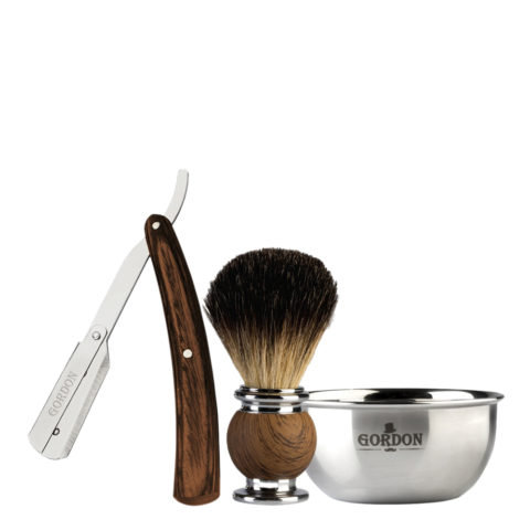 Kit de Afeitado Gordon - Cuenco Brocha y Navaja