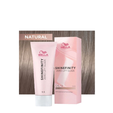 Shinefinity Natural Base 06/0 Rubio Oscuro Natural 60ml - coloración demipermanente