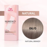 Wella Shinefinity Natural Base 06/0 Rubio Oscuro Natural 60ml - coloración demipermanente