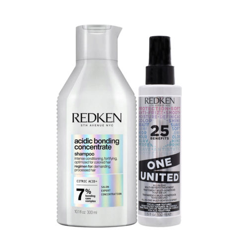 Redken Acidic Bonding Concentrate Shampoo 300ml Spray 150ml