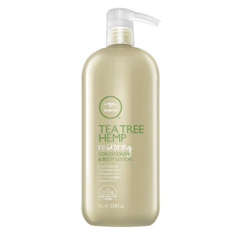 Tea Tree Hemp Restoring Conditioning & Body Lotion 1000ml - acondicionador hidratante 2 en 1