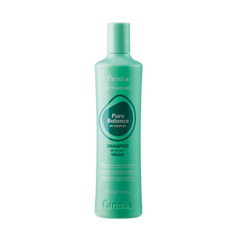 Fanola Vitamins Pure Balance Be Complex Shampoo 350ml - champú equilibrante purificante