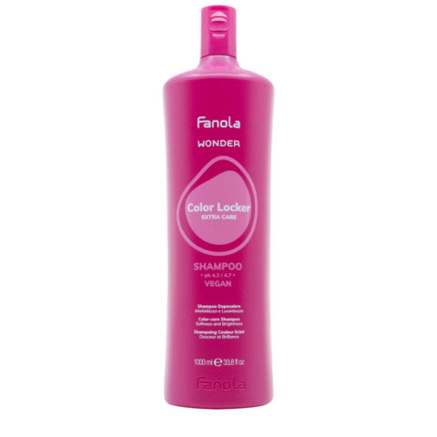Fanola Wonder Color Locker Shampoo 1000ml - champú para cabellos coloreados