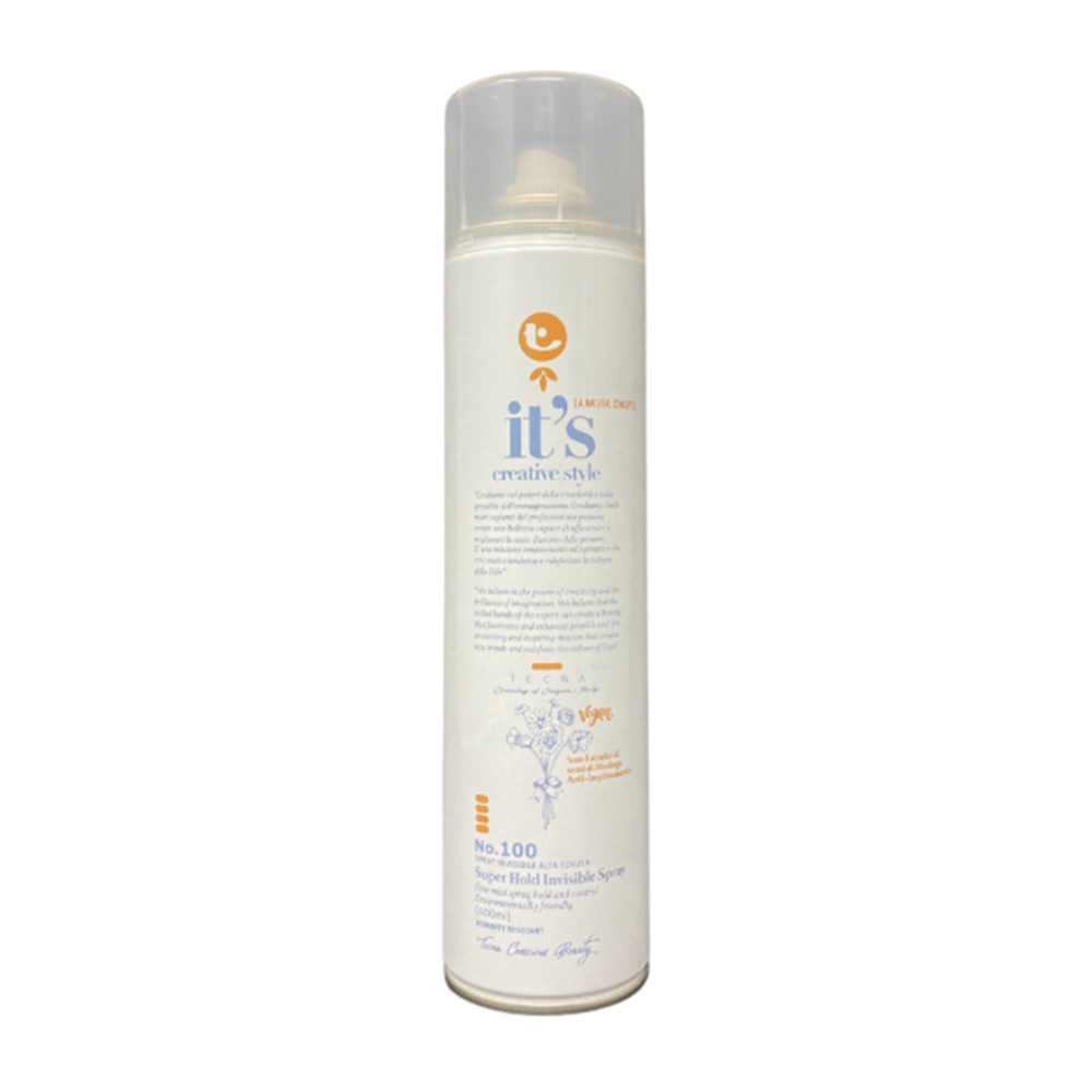 Tecna It's Super Hold Invisible Spray N.100 400ml - spray invisible de alta fijación