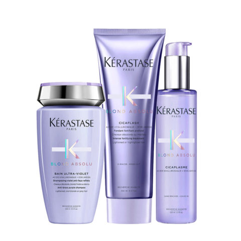 Blond Absolu Bain Ultra Violet 250ml Cicaflash 250ml Cicaplasme 150ml