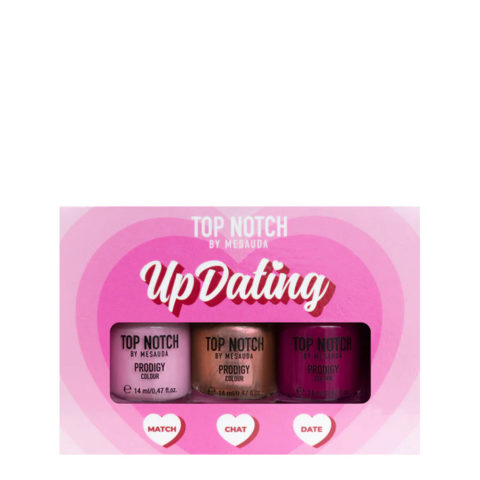 Mesauda Top NotchProdigy Nail Colour Up Dating Set 3x14ml - caja de esmalte de uñas clásicos