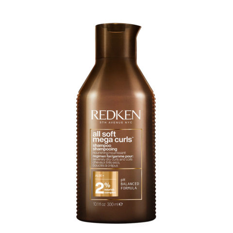 Redken All Soft Mega Curls Shampoo 300ml - champú para pelo rizado y seco