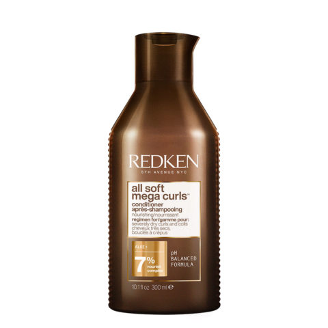 Redken All Soft Mega Curls Conditioner 300ml - acondicionador para pelo  rizado y seco