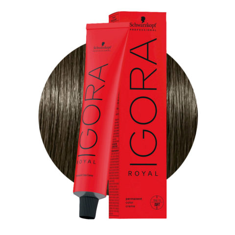 Schwarzkopf Igora Royal 6-23 Rubio Ceniza Oscuro Mate 60ml - coloración permanente