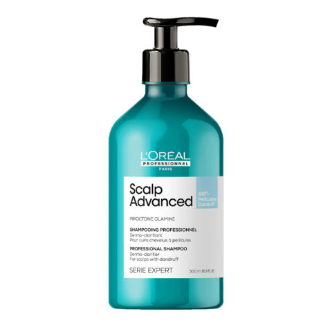 L'Oreal Professionnel Paris Scalp Advanced Anti-Dandruff Shampoo 500ml - champú anticaspa