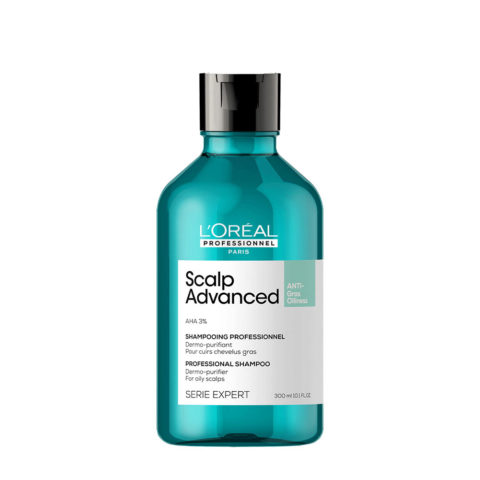 L'Oreal Professionnel Paris Scalp Advanced Anti-Oiliness Shampoo 300ml - champú seborregulador