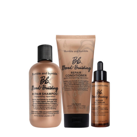 Bumble And Bumble Bb. Bond Building Repair Shampoo 250ml Conditioner 200ml Oil Serum 48ml