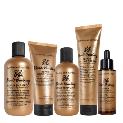 Bb. Bond Building Repair Shampoo 250ml Conditioner 200ml Treatment 125ml Cream 150ml Oil Serum 48ml