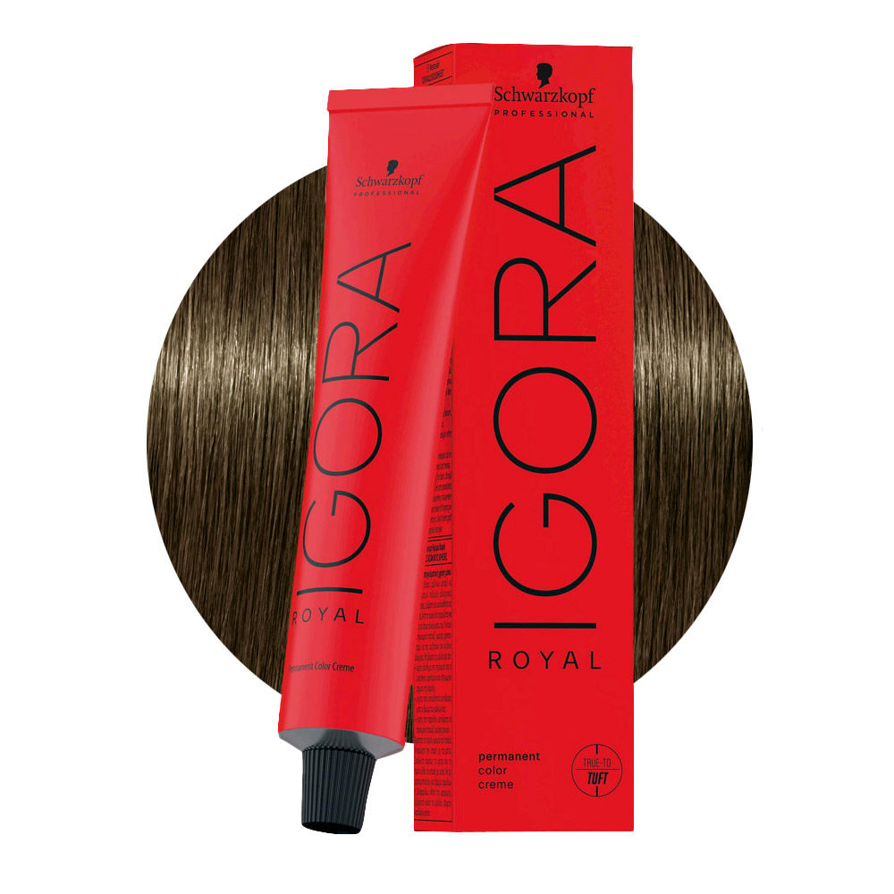 Schwarzkopf Igora Royal 6-31 Rubio Oscuro Matt Cendrè 60ml - coloración permanente