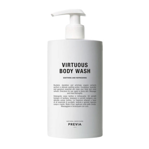 Virtuous Body Wash 500ml - limpiador corporal calmante y refrescante