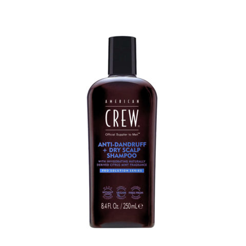 American Crew Anti-Dandruff Dry Scalp Shampoo 250ml - champú anticaspa y cuero cabelludo seco