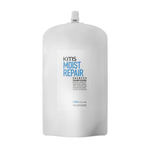 KMS Moist Repair Shampoo Pouch 750ml - recarga  champú hidratante